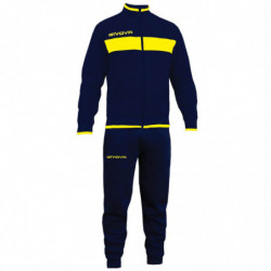 Спортивный костюм GIVOVA TUTA DROPS LF11.0407 сине-желтый