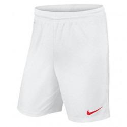 Шорты игровые детские NIKE JR PARK II KNIT 725988-102 белые с красным