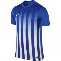 Футболка игровая Nike Striped Division II 725893-463 бело-синяя