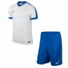 Футбольная форма NIKE бело-синяя 725892-100+725903-463