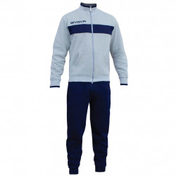 Спортивный костюм GIVOVA TUTA DROPS LF11.0904 бело-синий