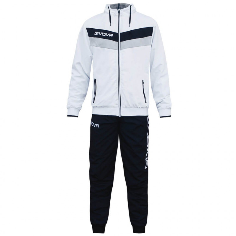 Спортивный костюм GIVOVA TUTA MATADOR TR020.0310 бело-черный