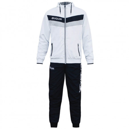 Спортивный костюм GIVOVA TUTA MATADOR TR020.0310 бело-черный