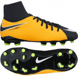 Детские футбольные бутсы Nike JR Hypervenom Phelon III DF FG 917772-801
