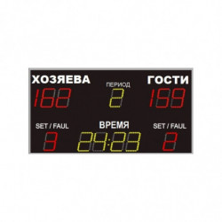 СПОРТИВНОЕ ТАБЛО ДЛЯ ЗАКРЫТЫХ ПЛОЩАДОК TZG 100