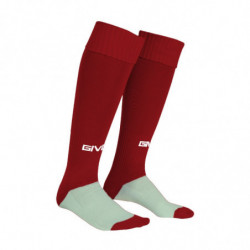 гетры GIVOVA Calza Calcio C001.0008 бордовые