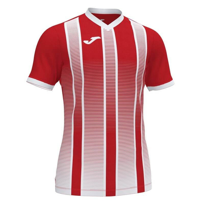 Футболка игровая Joma TIGER II 101464.602 красно-белая