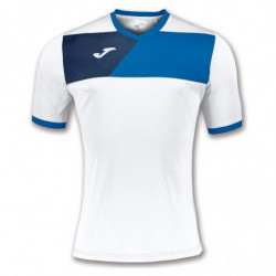 Футболка игровая Joma CREW II 100611.207 бело-синяя