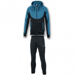 Спортивный костюм с капюшоном Joma ESSENTIAL 101019.116 черно-бирюзовый