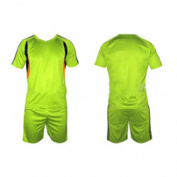 Детская Футбольная форма салатовая  CO-4587-LG