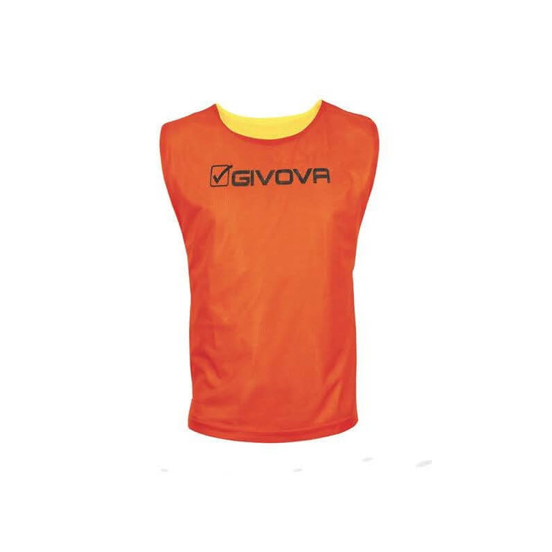 Манишка двусторонняя GIVOVA Casacca Double (orange/yellow)